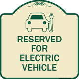 Reserved for Electric Vehicle (With Graphic)