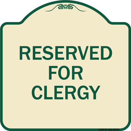 Reserved for Clergy