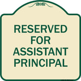 Reserved for Assistant Principal