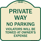 Private Way Violators Will Be Towed Away