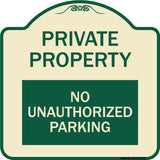 Private Property - No Unauthorized Parking