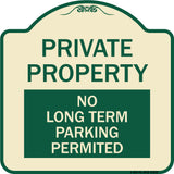 Private Property - No Long-Term Parking Permitted