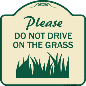 Please Do Not Drive on the Grass