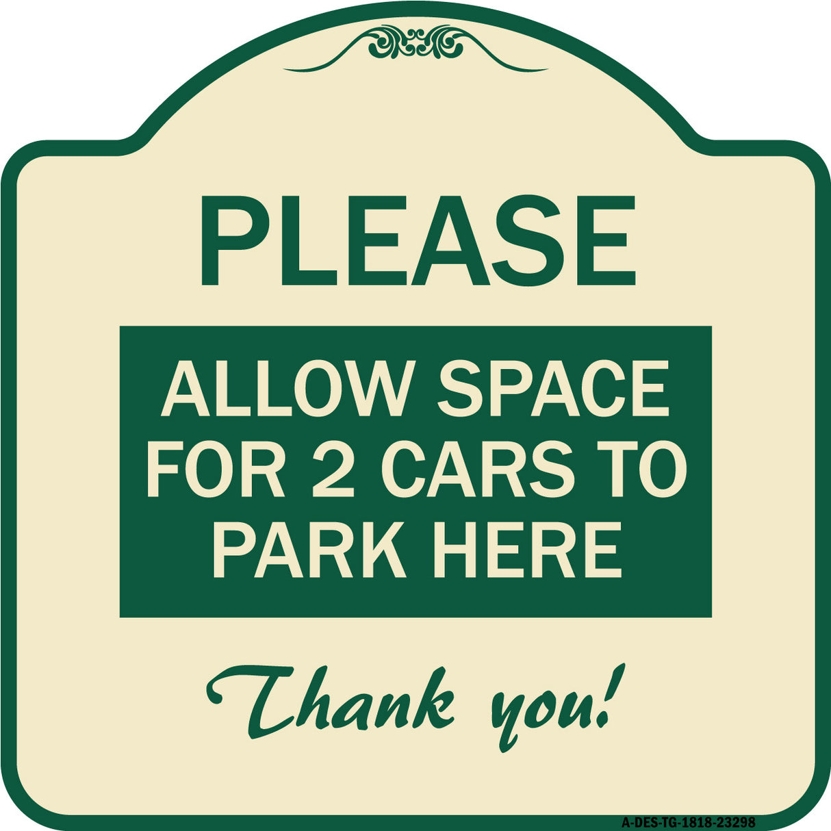 Please - Allow Space for 2 Cars to Park Here Thank You!
