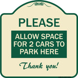 Please - Allow Space for 2 Cars to Park Here Thank You!