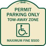 Permit Parking Only Tow-Away Zone Maximum Fine