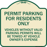 Permit Parking for Residents Only Vehicles Without Valid Parking Permits Will Be Towed at Vehicle Owner's Expense