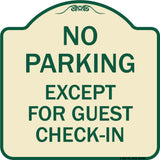 Parking Reserved for Guests Only