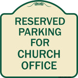 Parking Reserved for Church Office