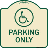 Parking Only (With New Access Symbol)