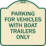 Parking for Vehicles with Boat Trailers Only