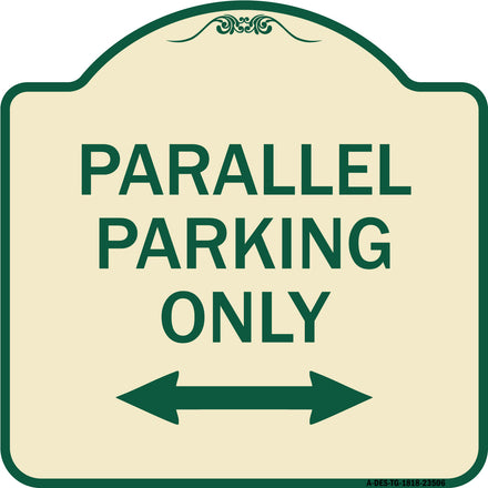 Parallel Parking Only with Bidirectional Arrow