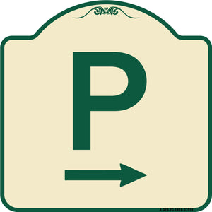 P Symbol (With Right Arrow)