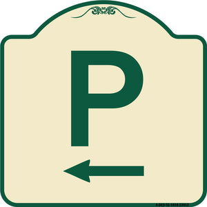 P Symbol (With Left Arrow)