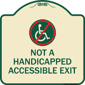 Not A Handicapped Accessible Exit (With Graphic)