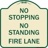No Stopping No Standing Fire Lane