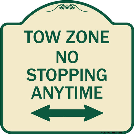 No Stopping Anytime with Bi-Directional Arrow