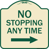 No Stopping Anytime with Arrow (Right)