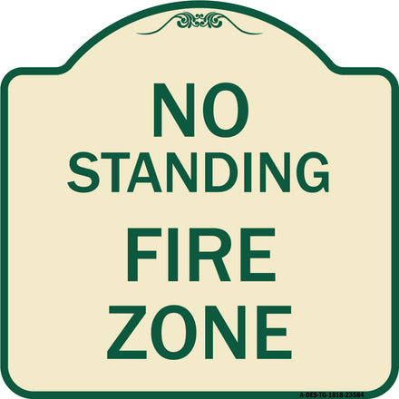 No Standing Fire Zone