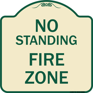 No Standing Fire Zone