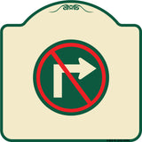 No Right Turn (Graphic Only)