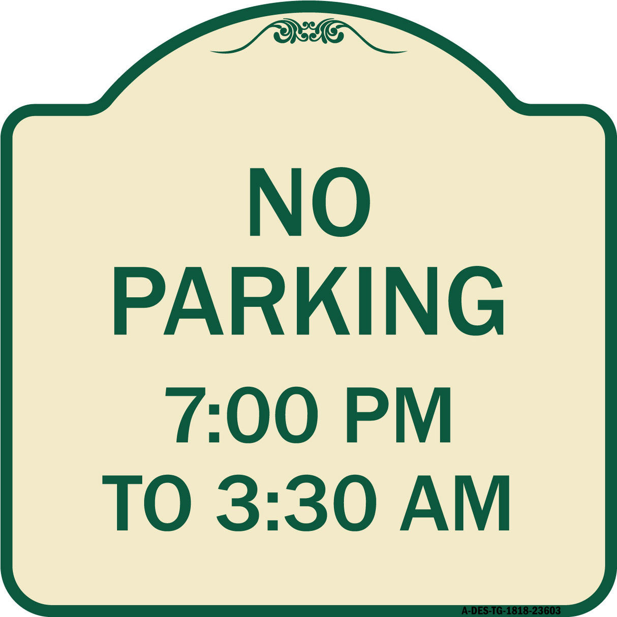 No Parking 7-00 Am to 3-30 Pm