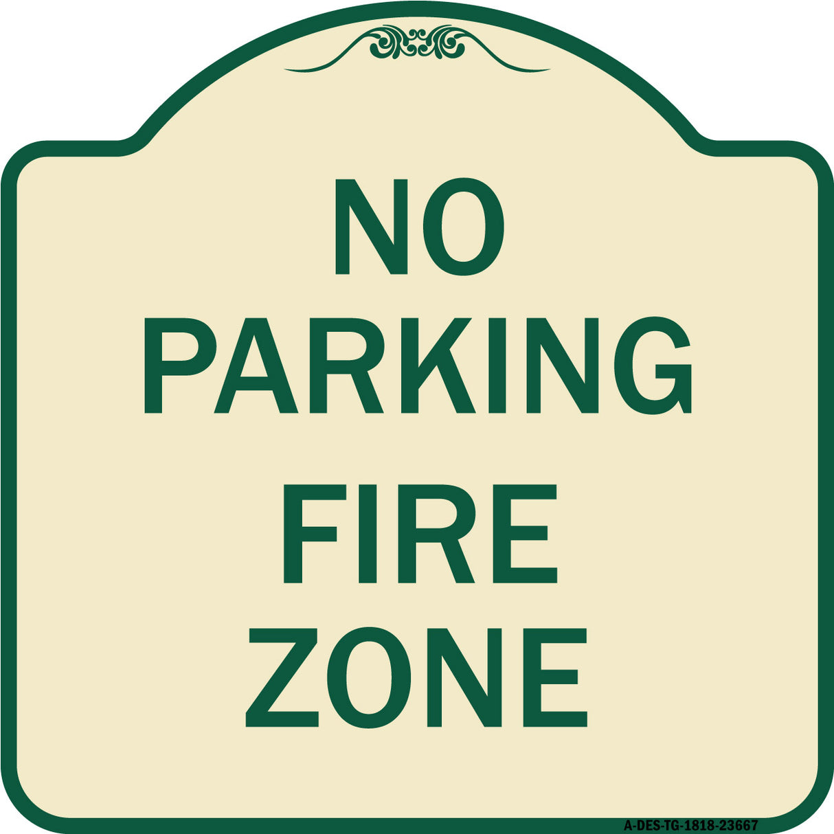 No Parking Sign No Parking Fire Zone