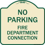 No Parking Sign No Parking - Fire Department Connection