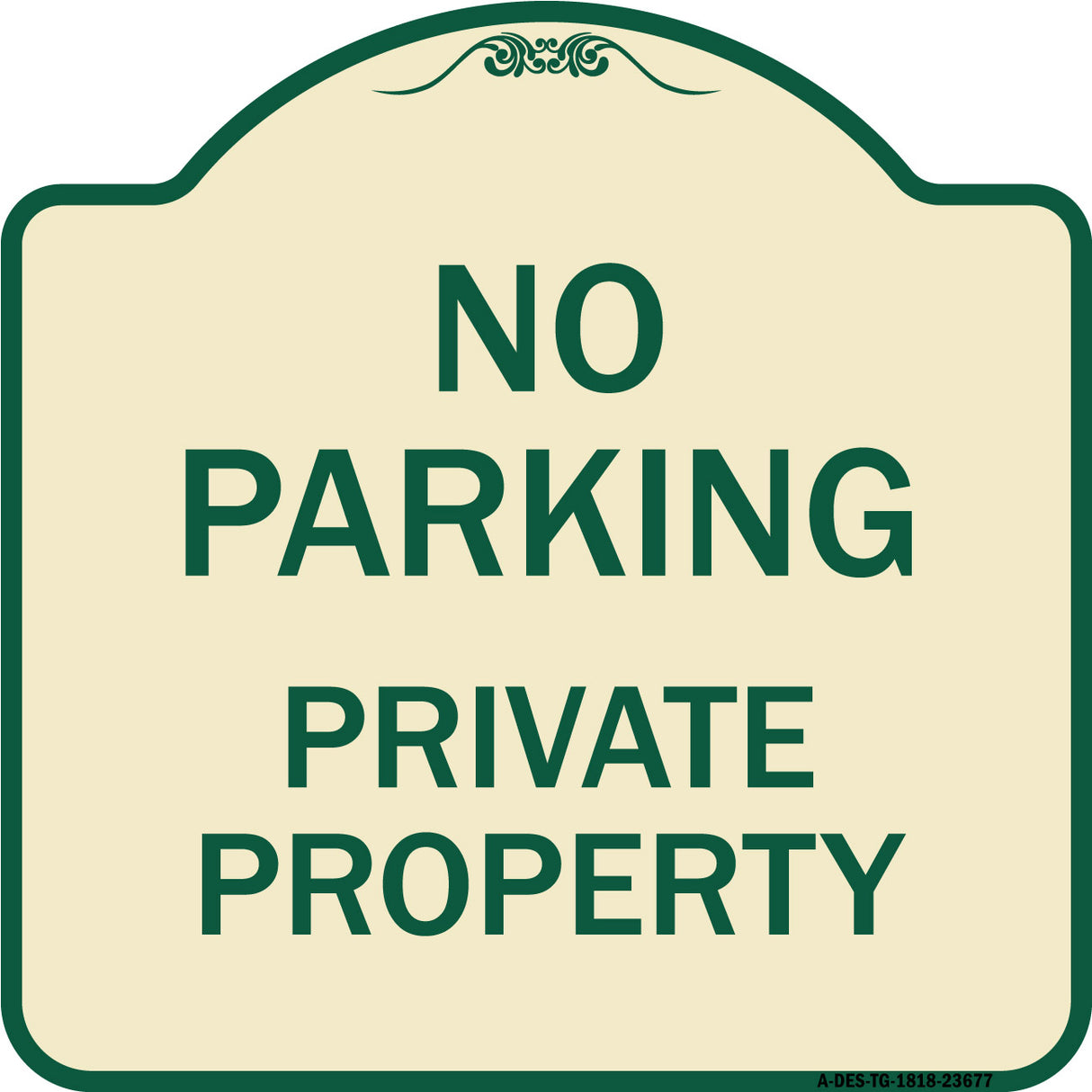No Parking Private Property