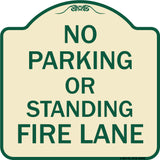No Parking or Standing Fire Lane