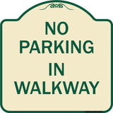 No Parking in Walkway