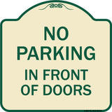 No Parking in Front of Doors