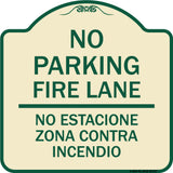 No Parking Fire Lane No Estacione Zona Contra Incendio