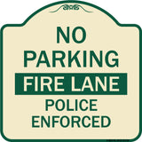 No Parking Fire Lane Police Enforced