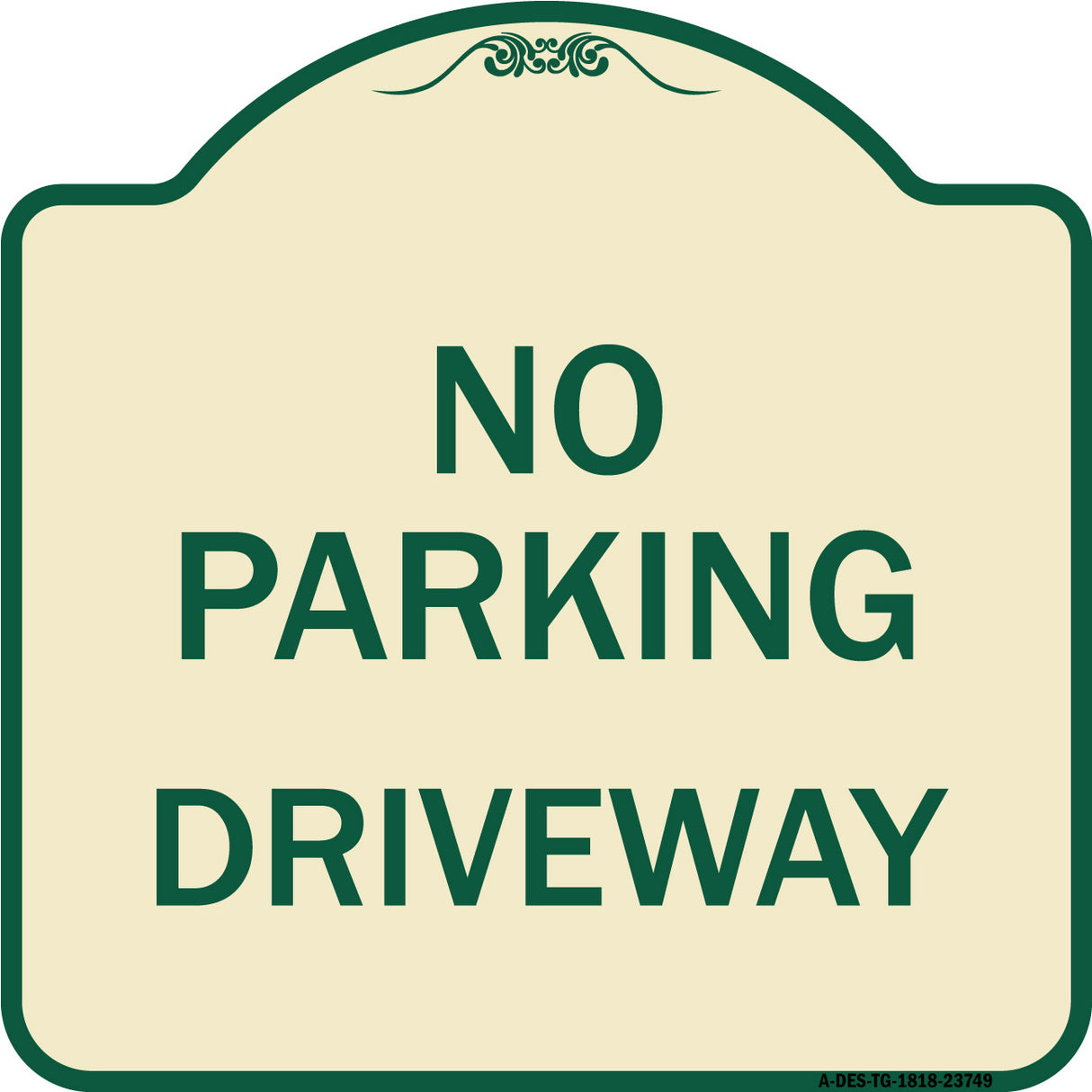No Parking Driveway