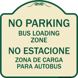 No Parking Bus Loading Zone No Entacionamiento Bus De Carga Zona