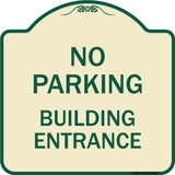 No Parking Building Entrance