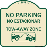 No Parking - No Estacionar Tow - Away Zone (With Graphic)
