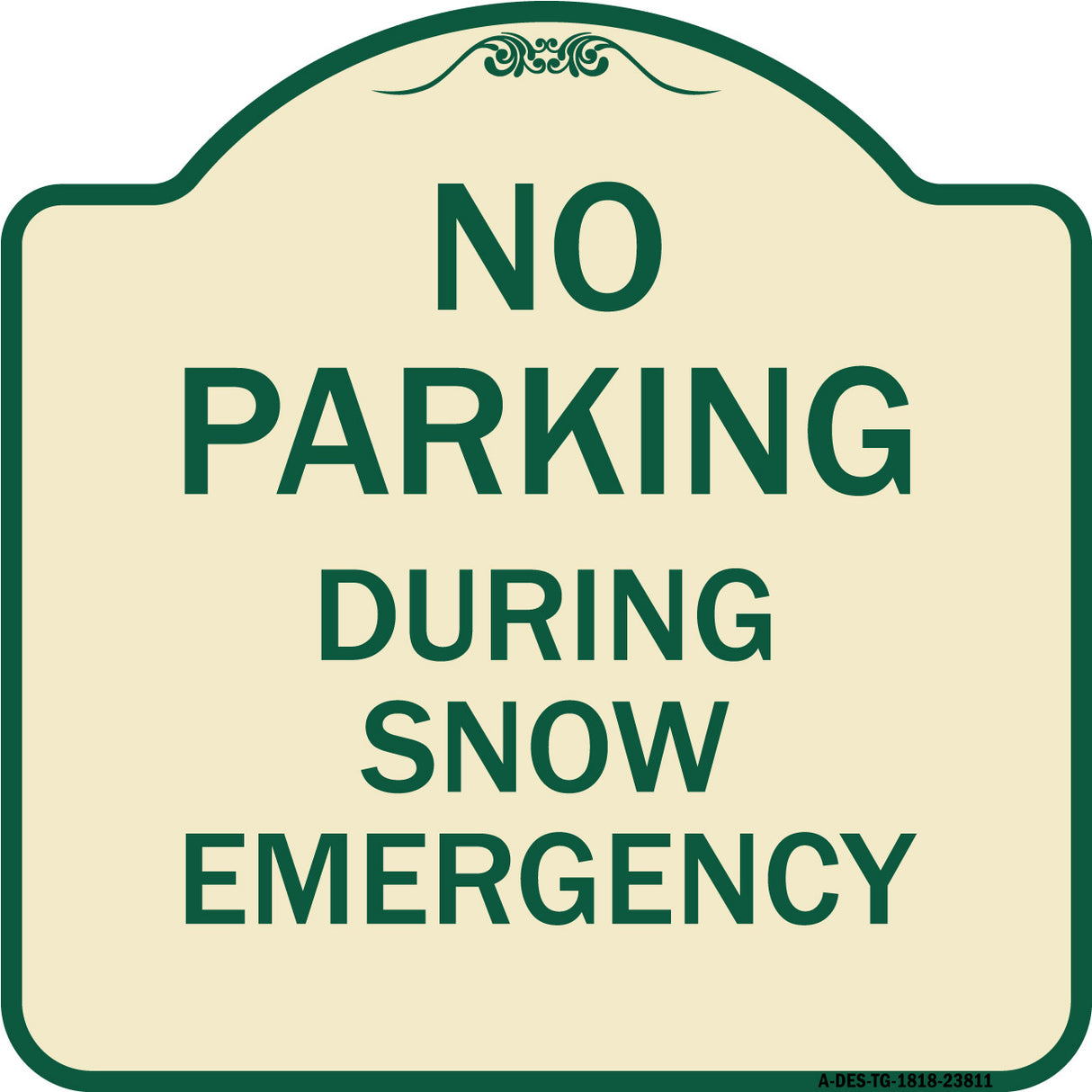 No Parking - During Snow Emergency