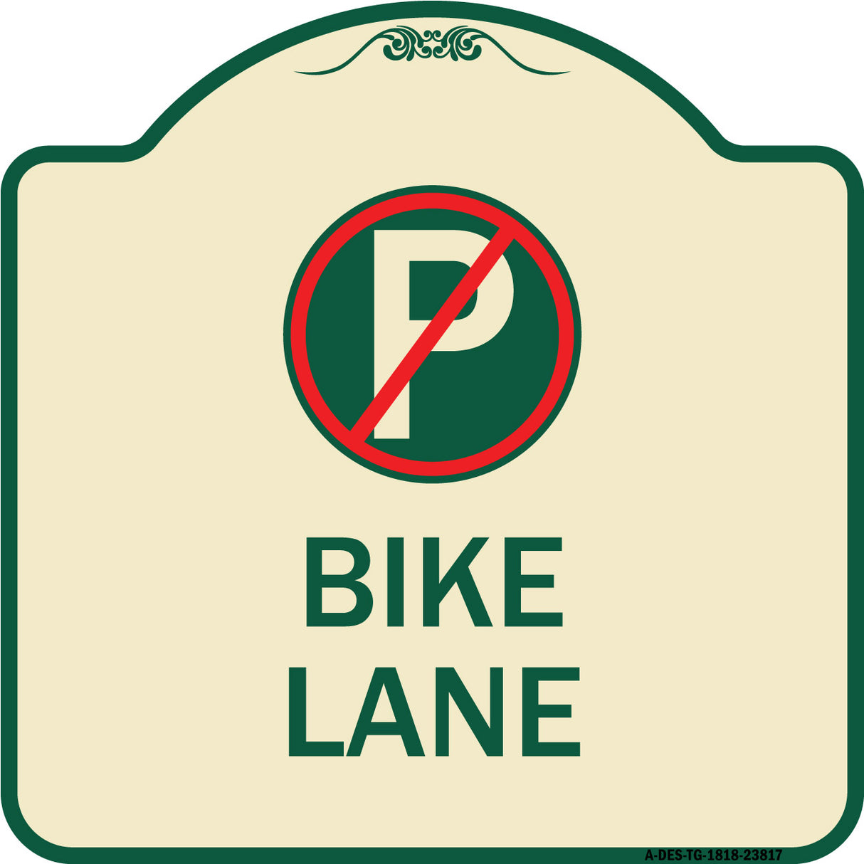 No Parking (Symbol) Bike Lane