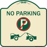 No Parking (No Parking Symbol and Tow Truck Symbol)
