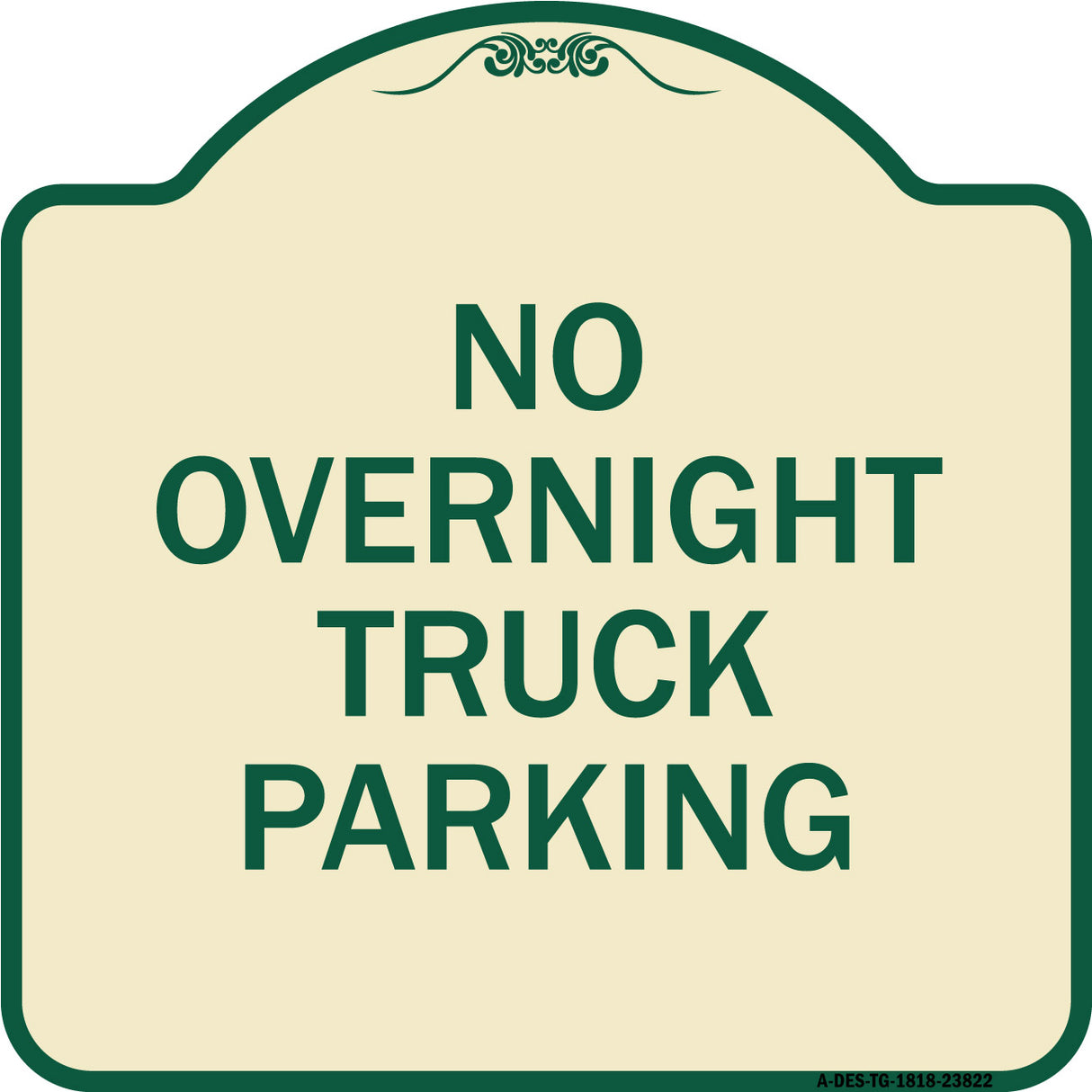 No Overnight Truck Parking
