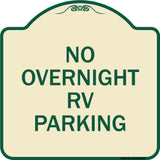 No Overnight RV Parking