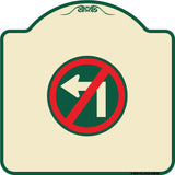 No Left Turn (Graphic Only)