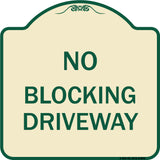 No Blocking Driveway