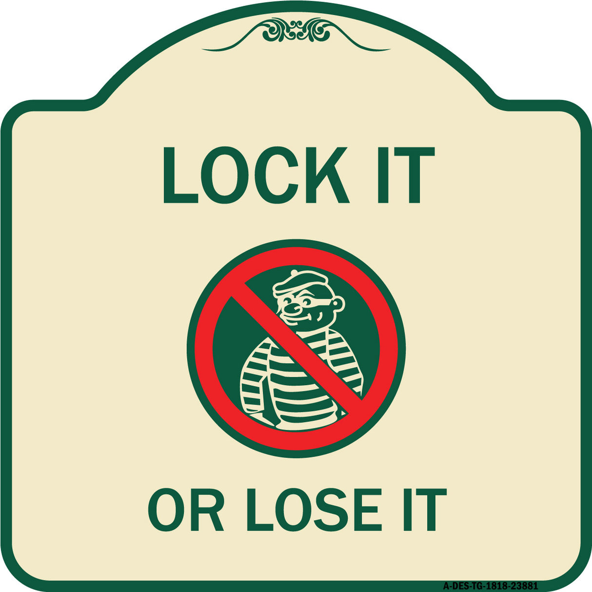Lock It or Lose It (With Graphic)