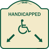 Handicapped Parking with Double Arrows