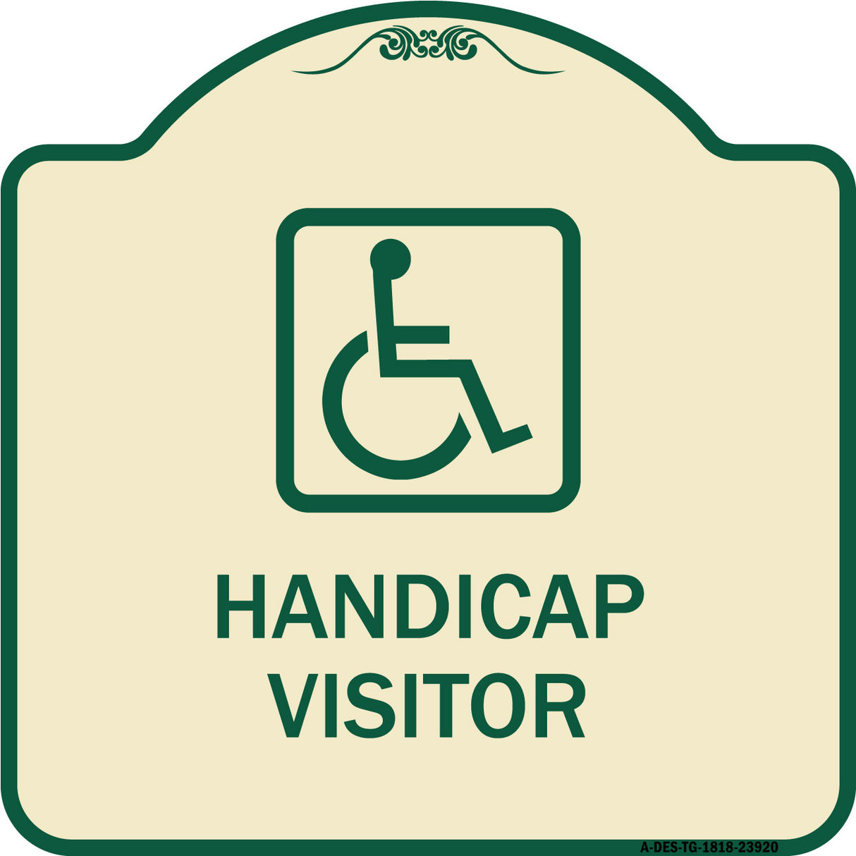 Handicap Visitor (With Graphic)