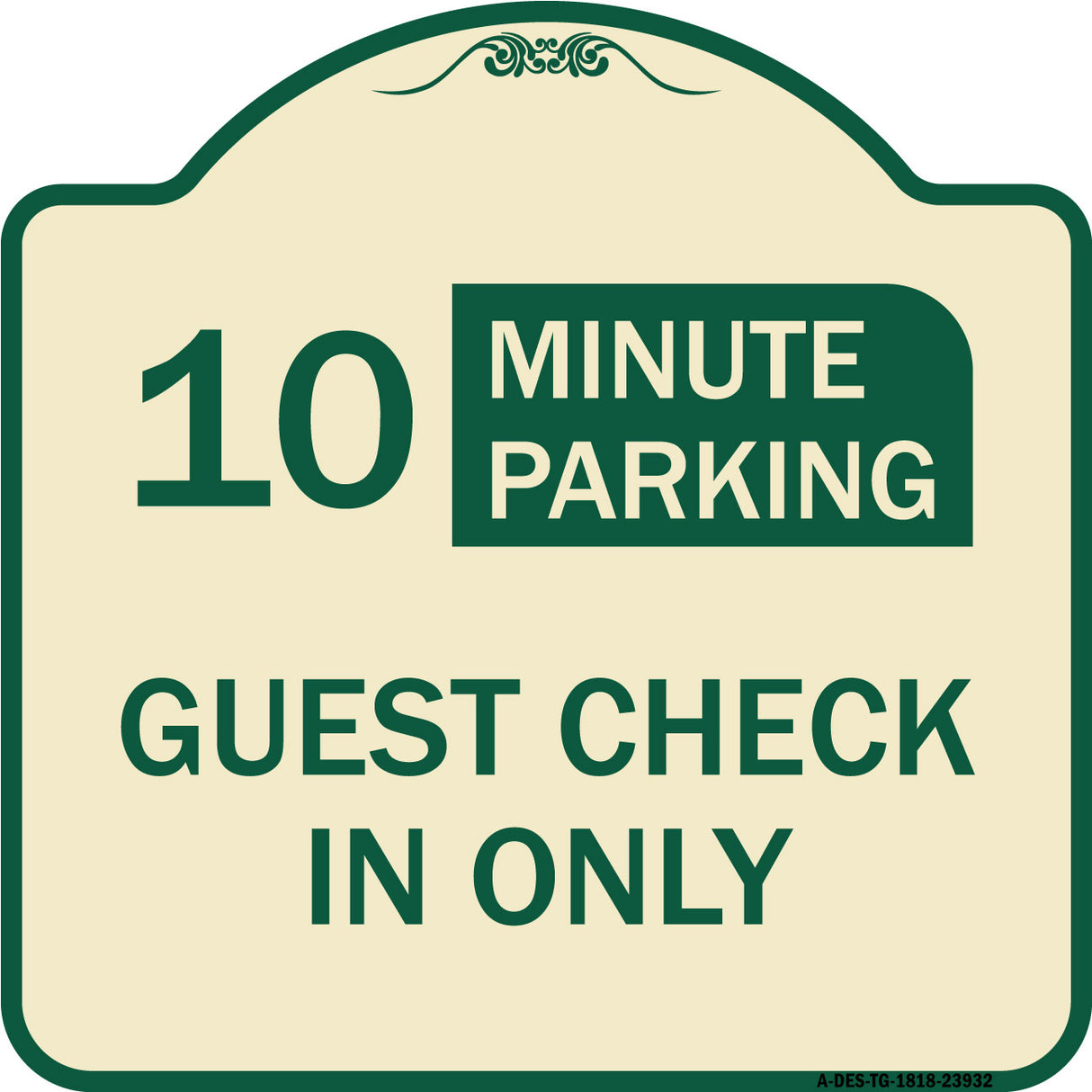 Guest Check in Only (Choose Your Limit) Minute Parking