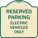 For Electrical Cars Reserved Parking - Electric Vehicles Only